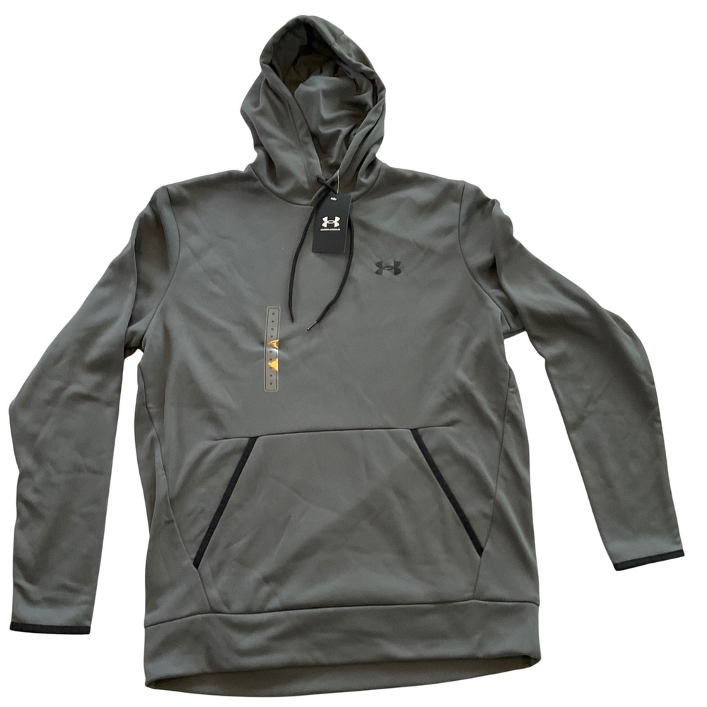 Under Armour Men Loose Fit Gray Hoodie Sweatshirt‎ MD